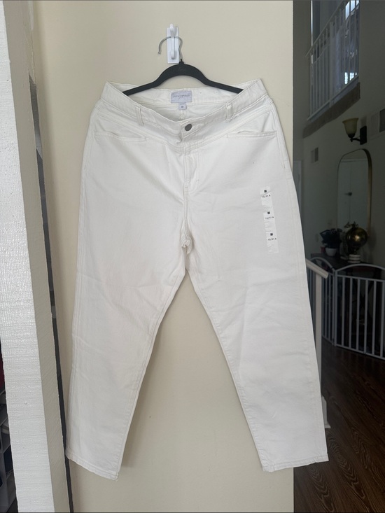 Lucky Brand Pants - Lucky Brand Off-White Straight Leg Jeans